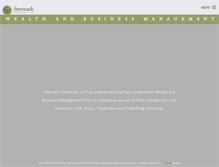 Tablet Screenshot of freemarkfinancial.com